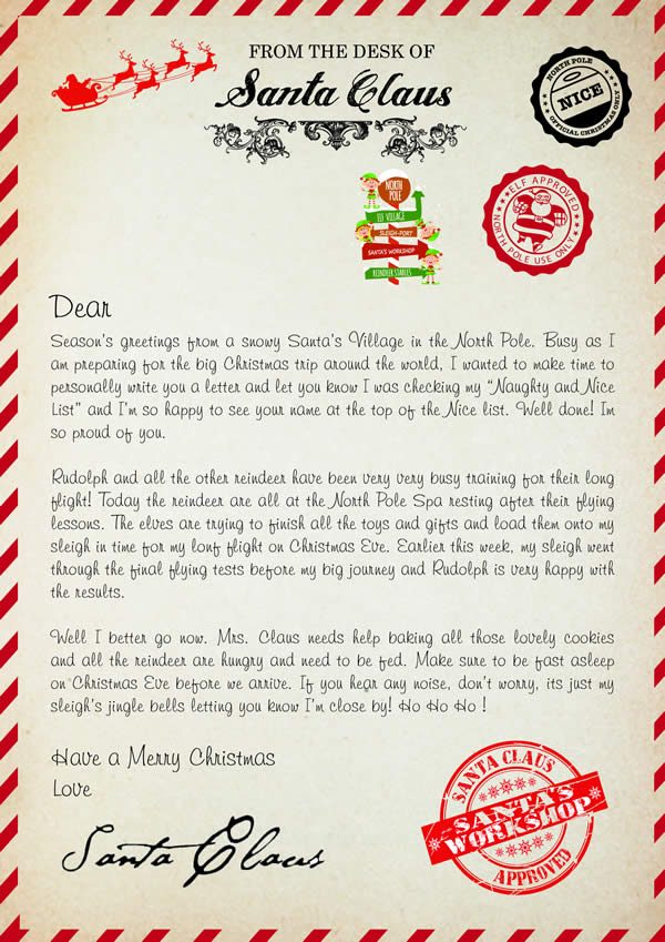 Letter A Seasons Greetings
