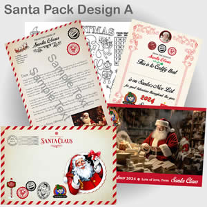 DearSanta Letter Design A - Happy Holidays